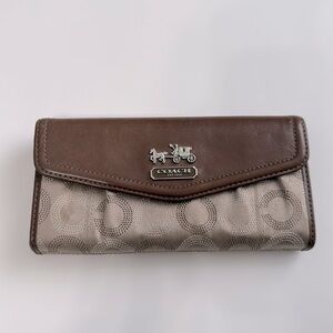 Coach Large Trifold Wallet